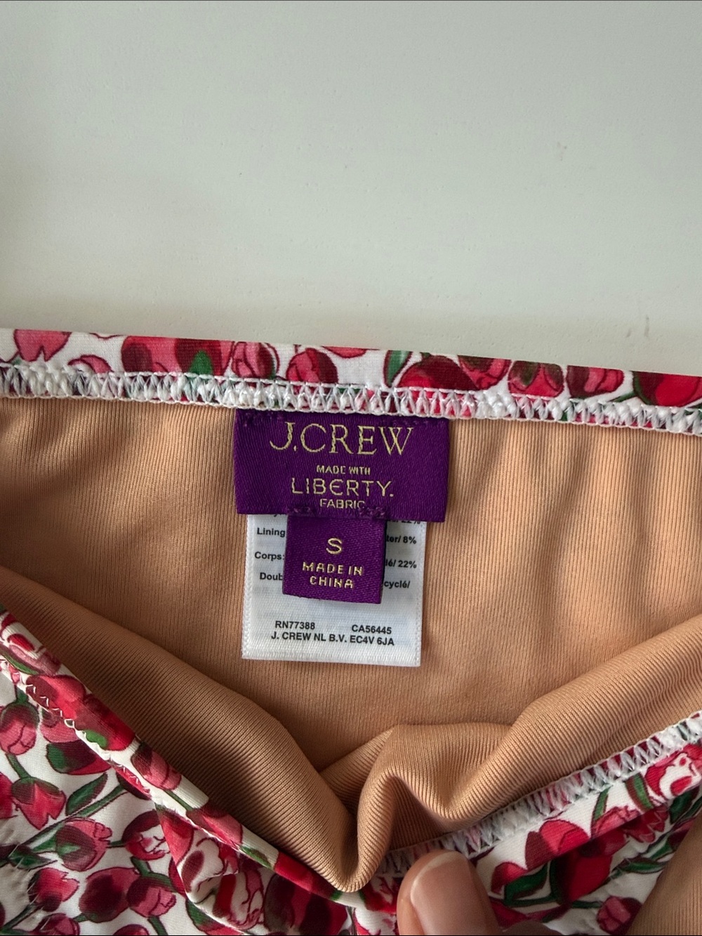 J. Crew x Liberty London Rose Bud Bikini 🌹 - Picture 2 of 5